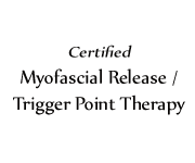 certified myofacial release trigger point therapy