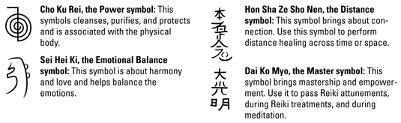 sacred reiki symbols